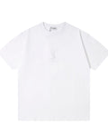 Embroidered cotton T-shirt