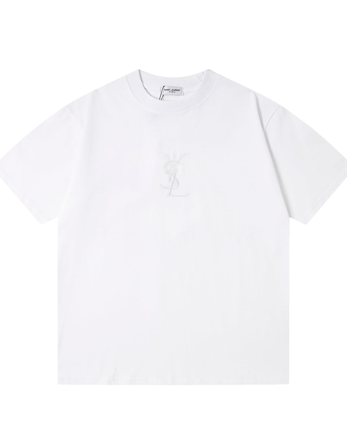 Embroidered cotton T-shirt