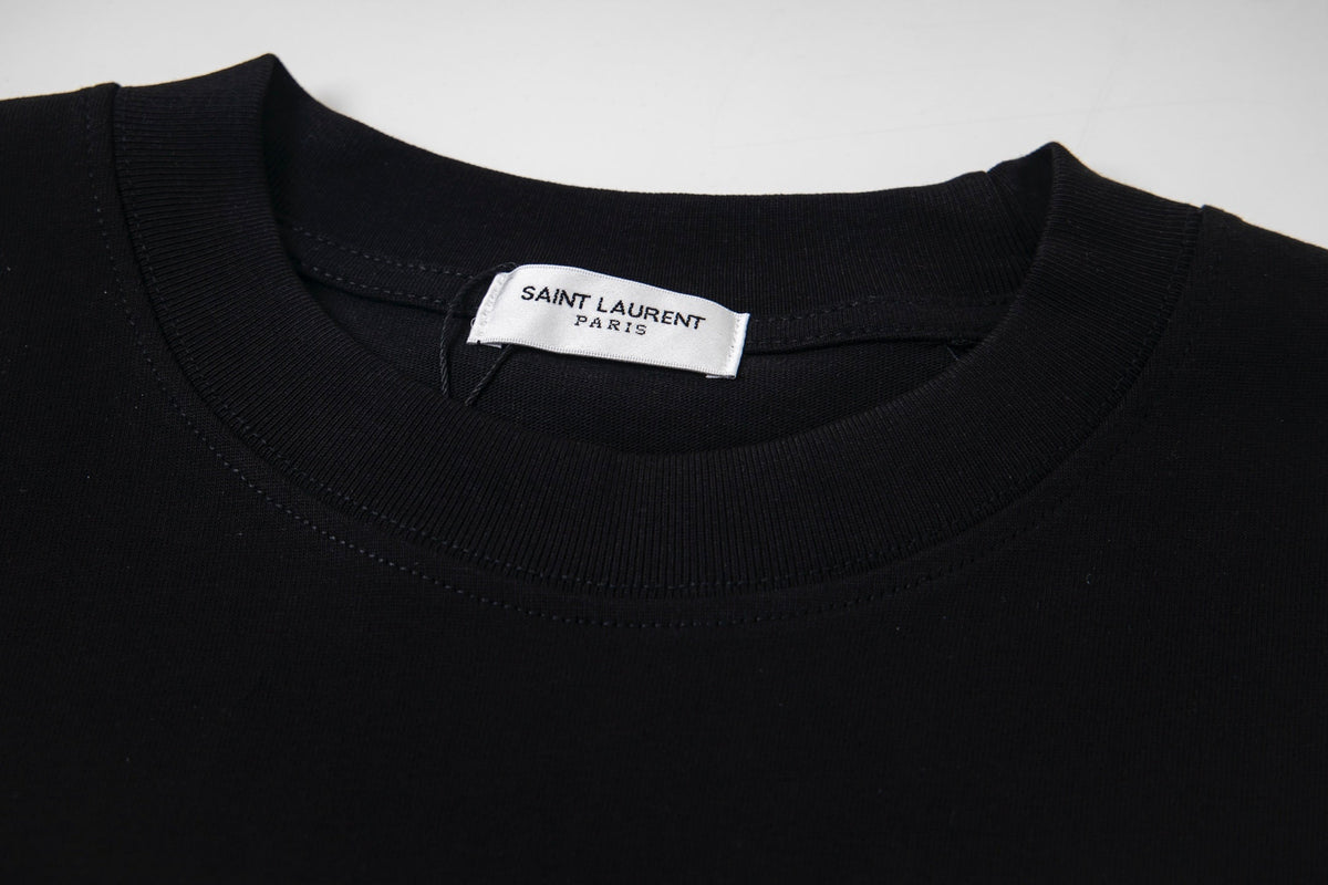 Embroidered cotton T-shirt