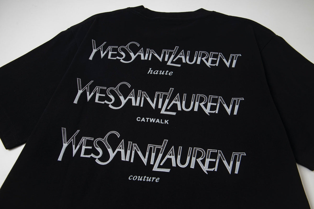 Embroidered cotton T-shirt