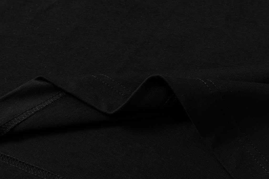 Pearl embroidered cotton T-shirt