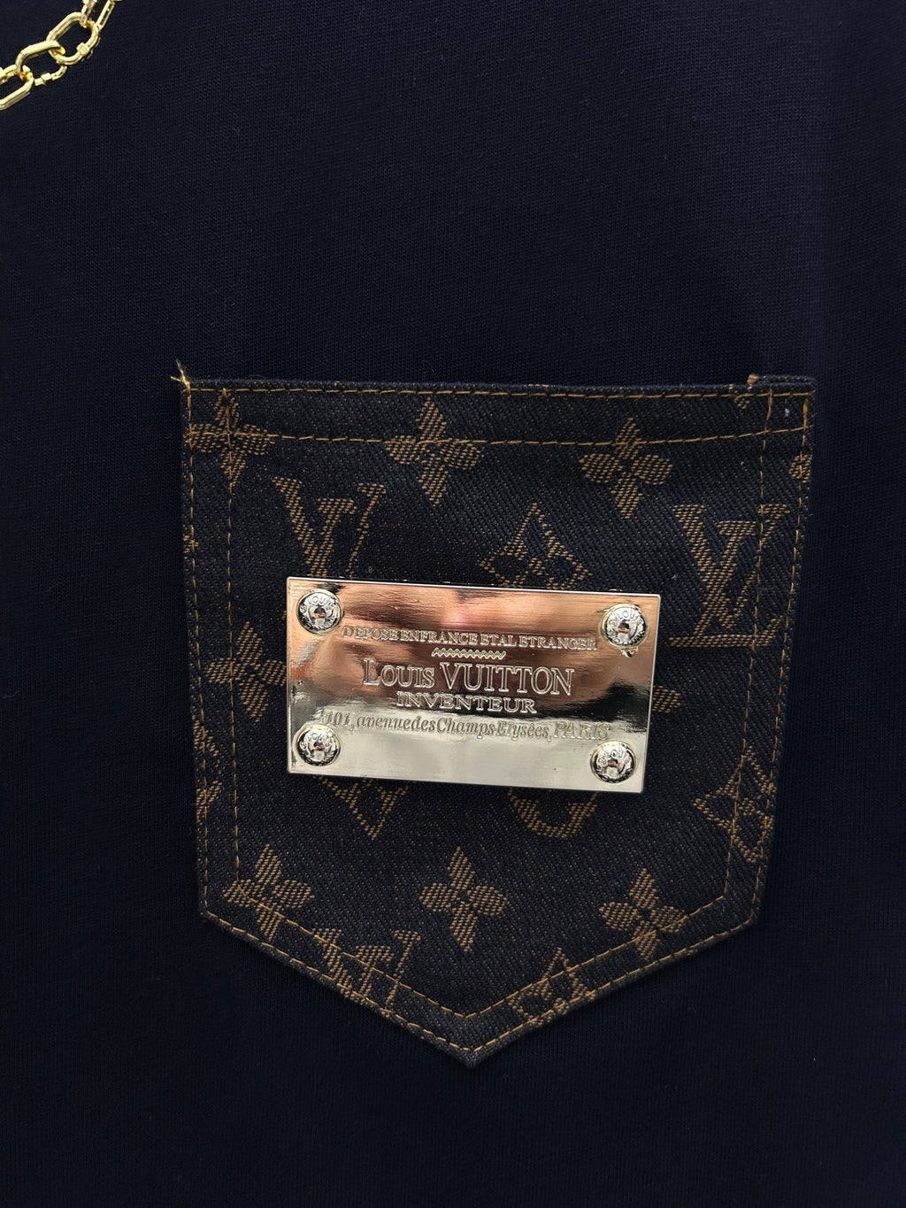 Printed pocket T-shirt