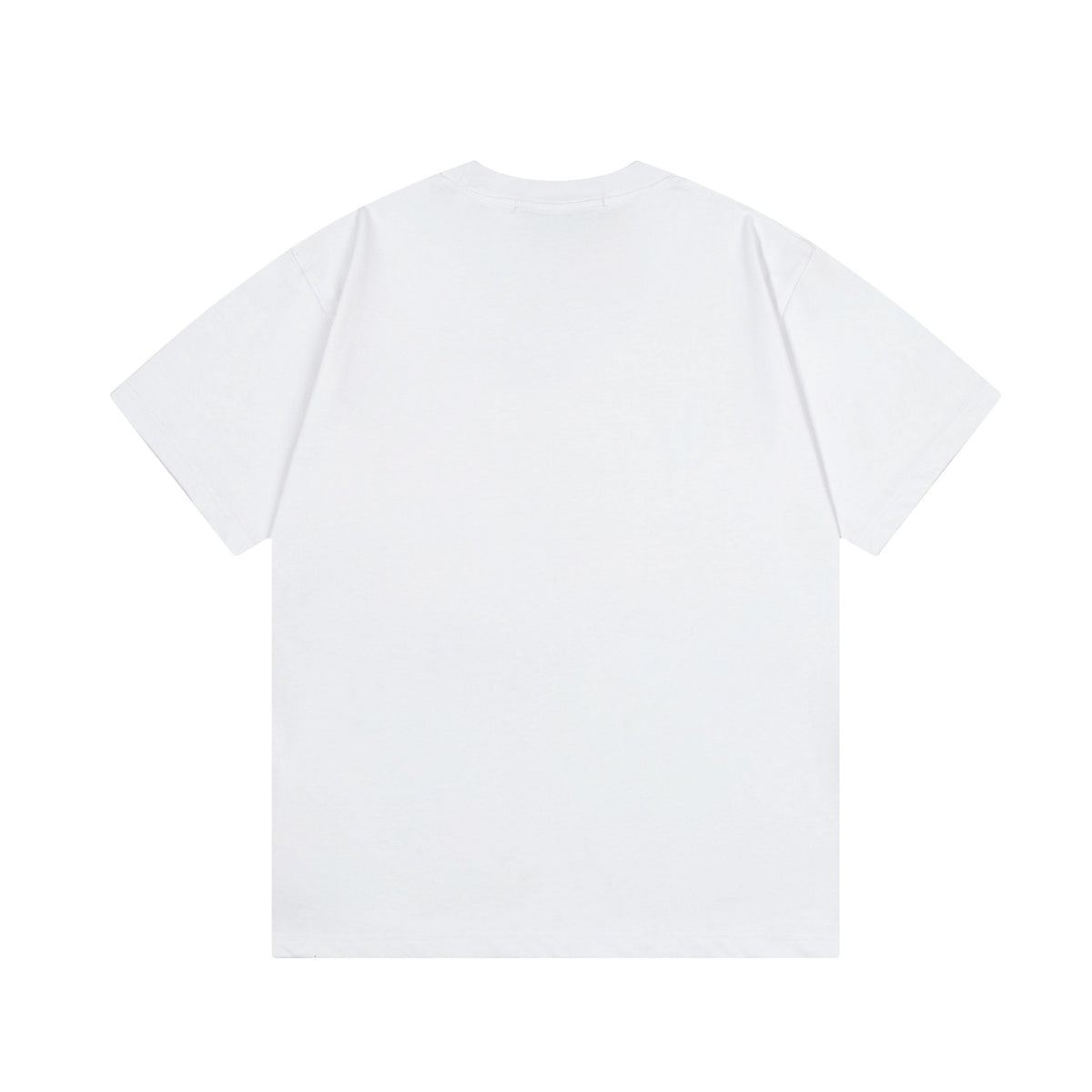EMBOSSED PRINT COTTON T-SHIRT