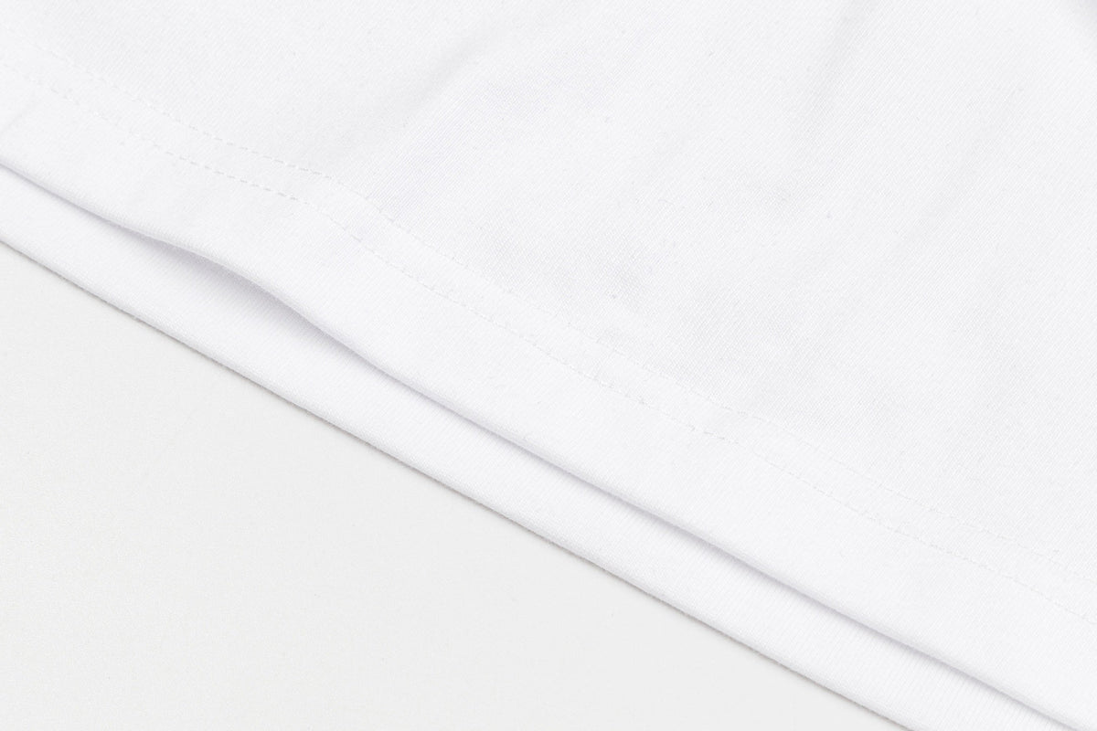 EMBOSSED PRINT COTTON T-SHIRT