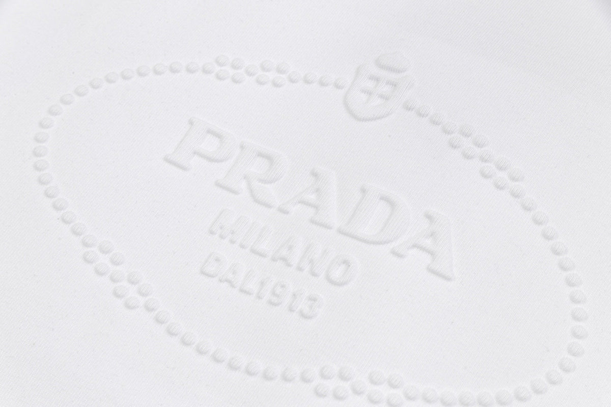 EMBOSSED PRINT COTTON T-SHIRT