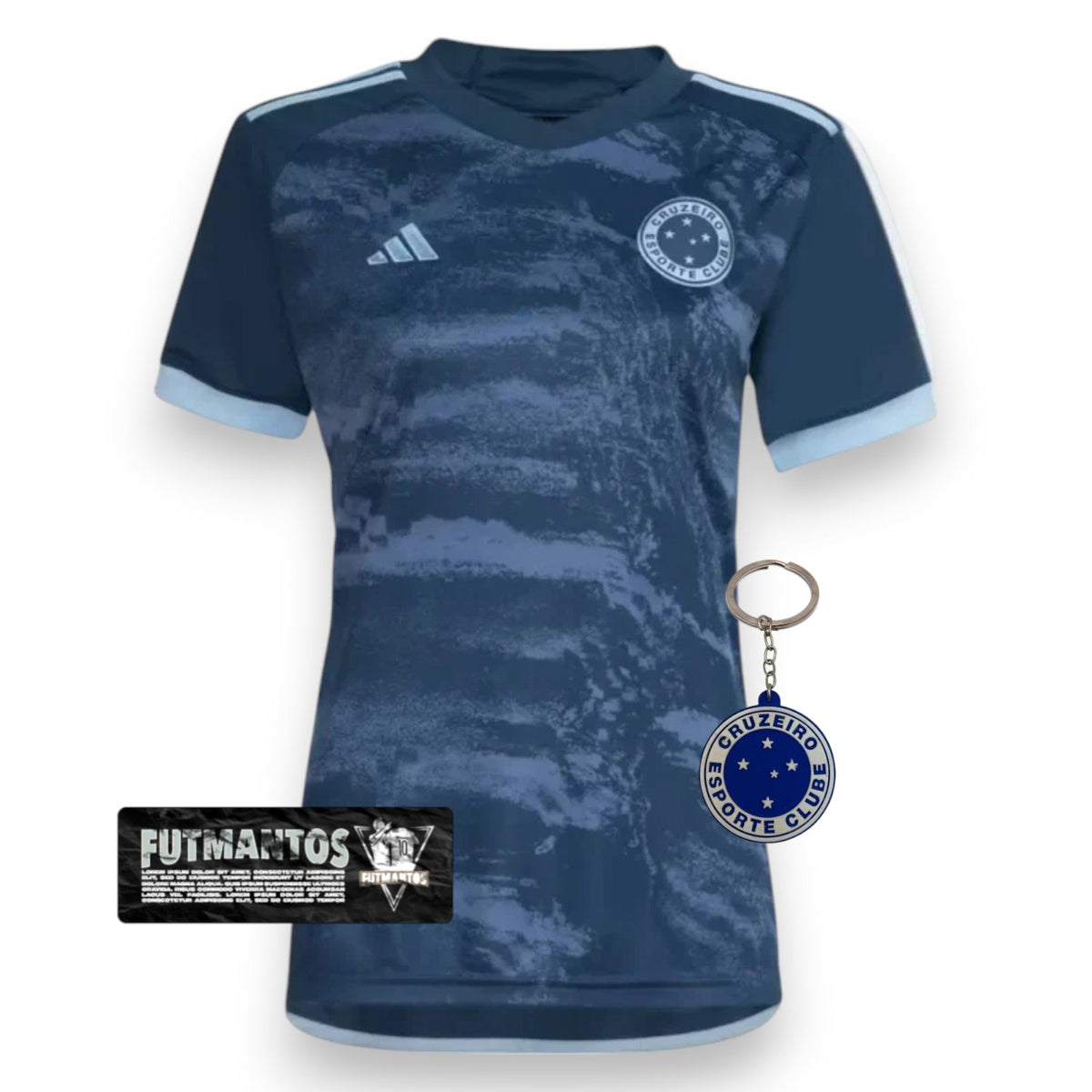 Camisa Cruzeiro III 24/25 Feminina Azul