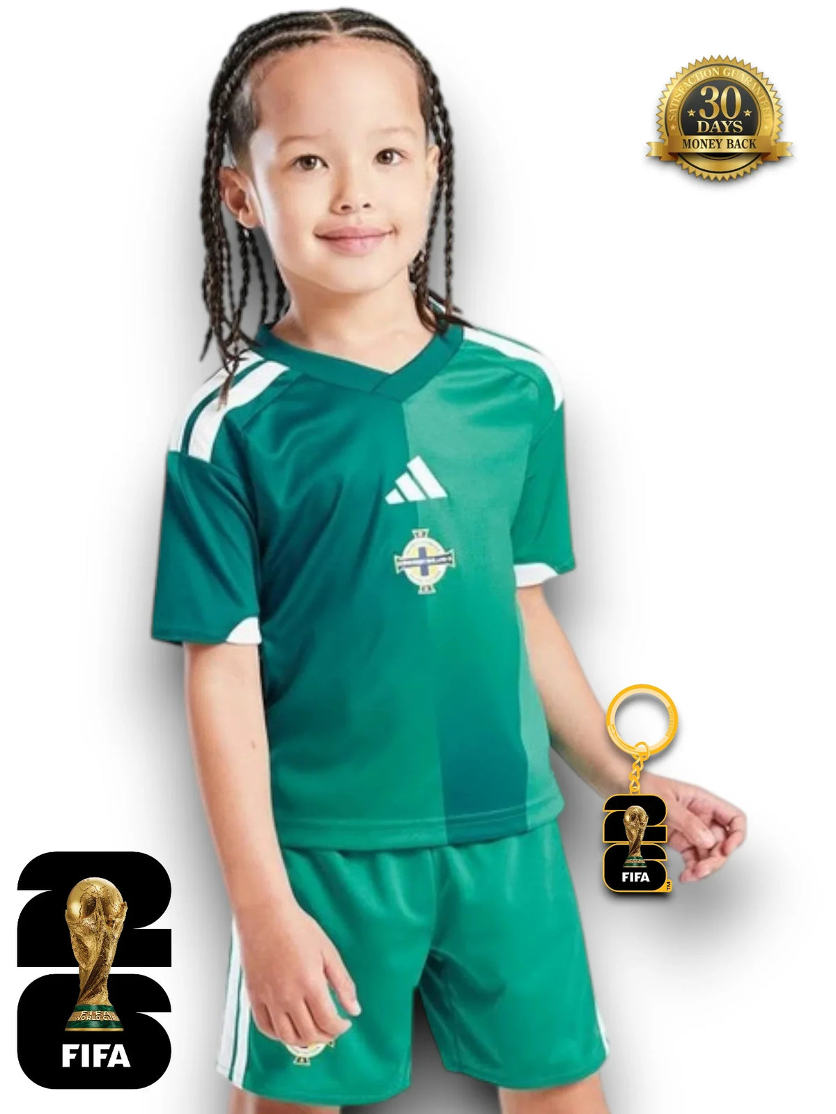 Kit Kids North Ireland World Cup 2026 Jersey