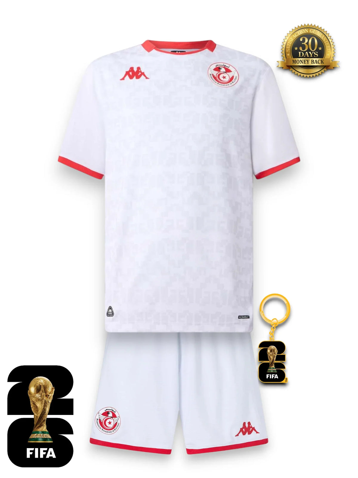 Kit Kids Tunisia World Cup 2026 Away Jersey