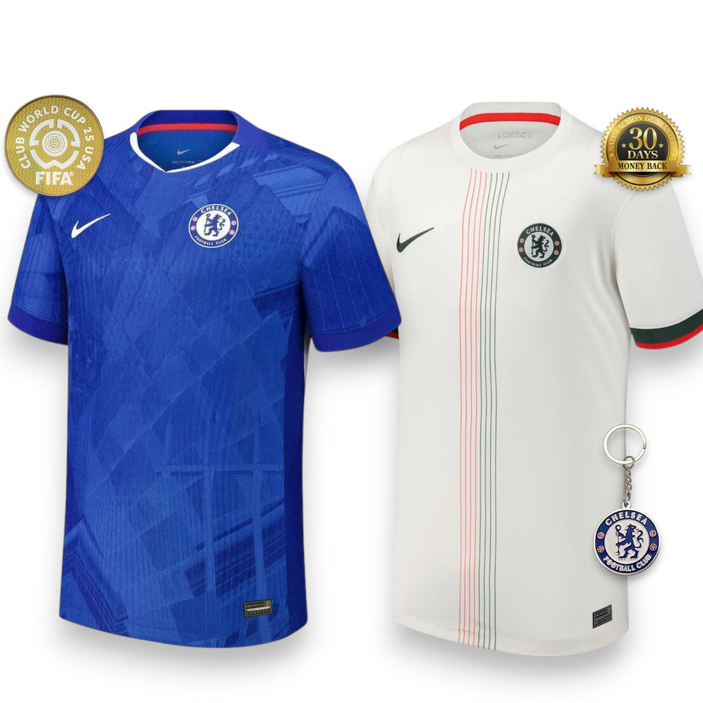 Combo Chelsea Home + Away Jerseys 2025/2026