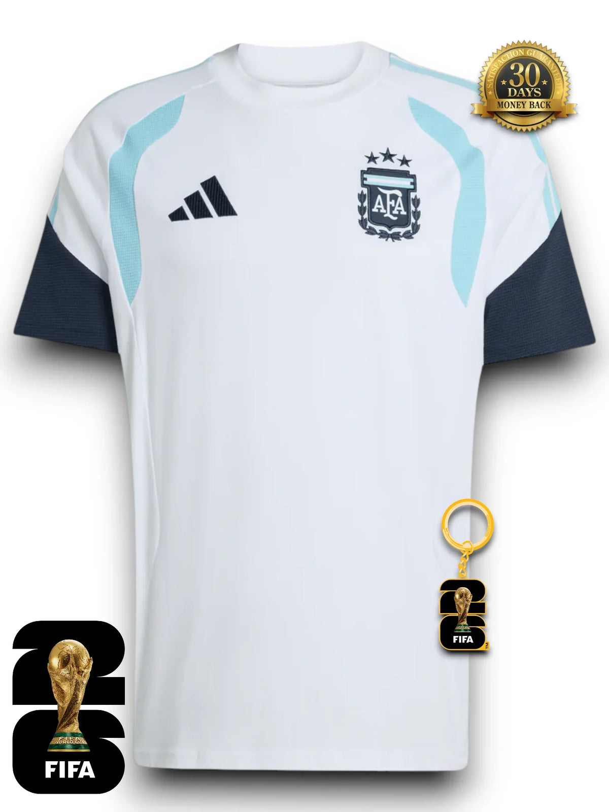 Argentina World Cup 2026 Training Jersey White