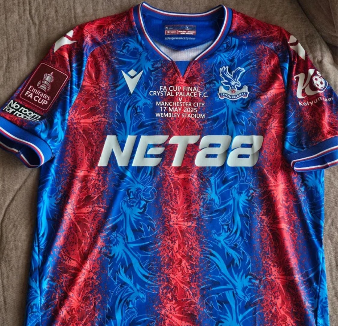 Crystal Palace Home Jersey 2024/2025 - FINAL FA CUP Version