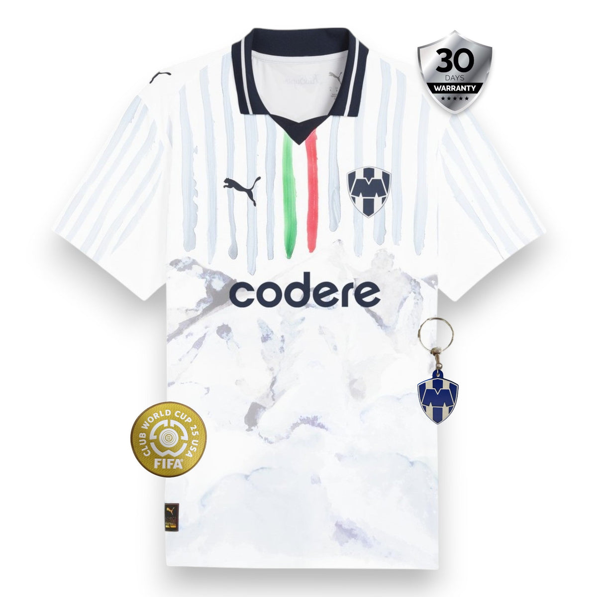 CF Monterrey Away Jersey Clubs Word Cup
